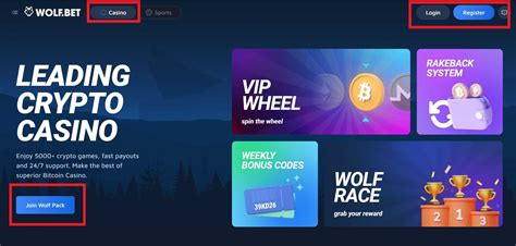 Wolf bet casino Colombia